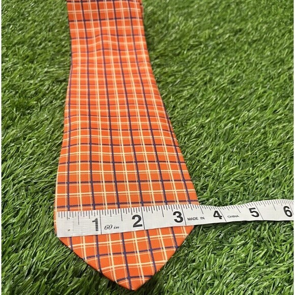 Lauren Ralph Lauren Green Label Plaid Checks Silk Men’s Neck Tie Made In USA - Picture 6 of 11